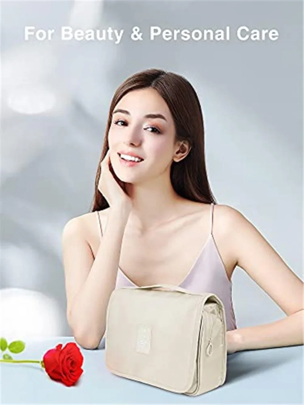 Hanging Toiletry Bag Women Travel Cosmetic Makeup Organizer Water Resistant Bag